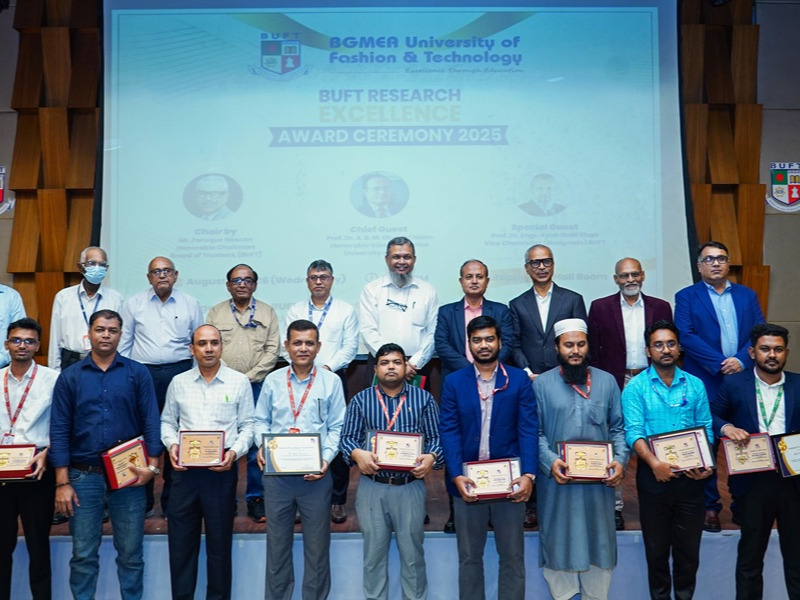 BUFT Research Excellence Award Ceremony 2025 Held